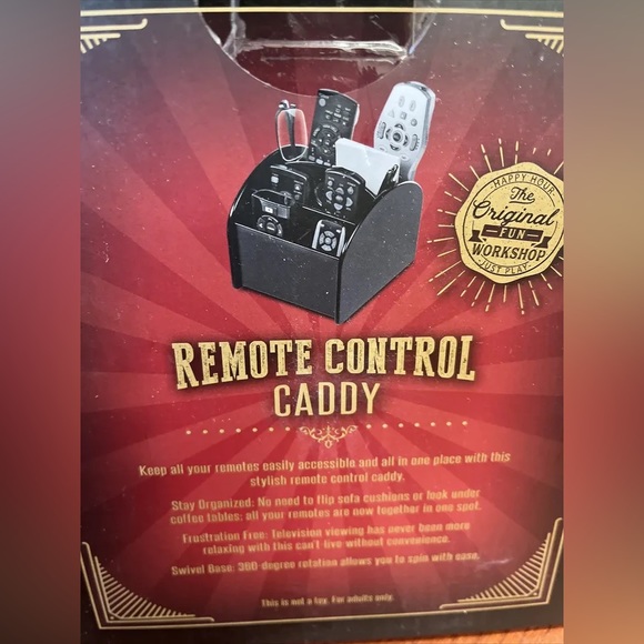 Remote Control Caddy with swivel base - Picture 2 of 4